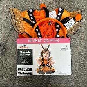 NWT‎ 12-18 Month Baby Monarch Butterfly Halloween Costume